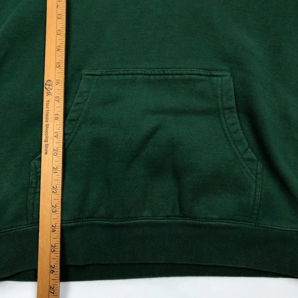 Poler Camp Vibes Mens Medium Green Graphic Pullover Hoodie Sweatshirt